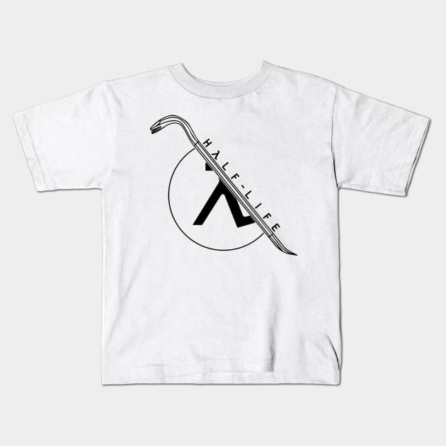 Half-life Crowbar Kids T-Shirt by Lolebomb